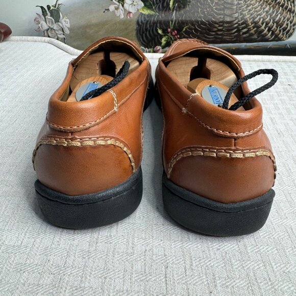Dockers Mens Leather Loafers Size 8M Brown Catalina Slip-On Shoes main image 3